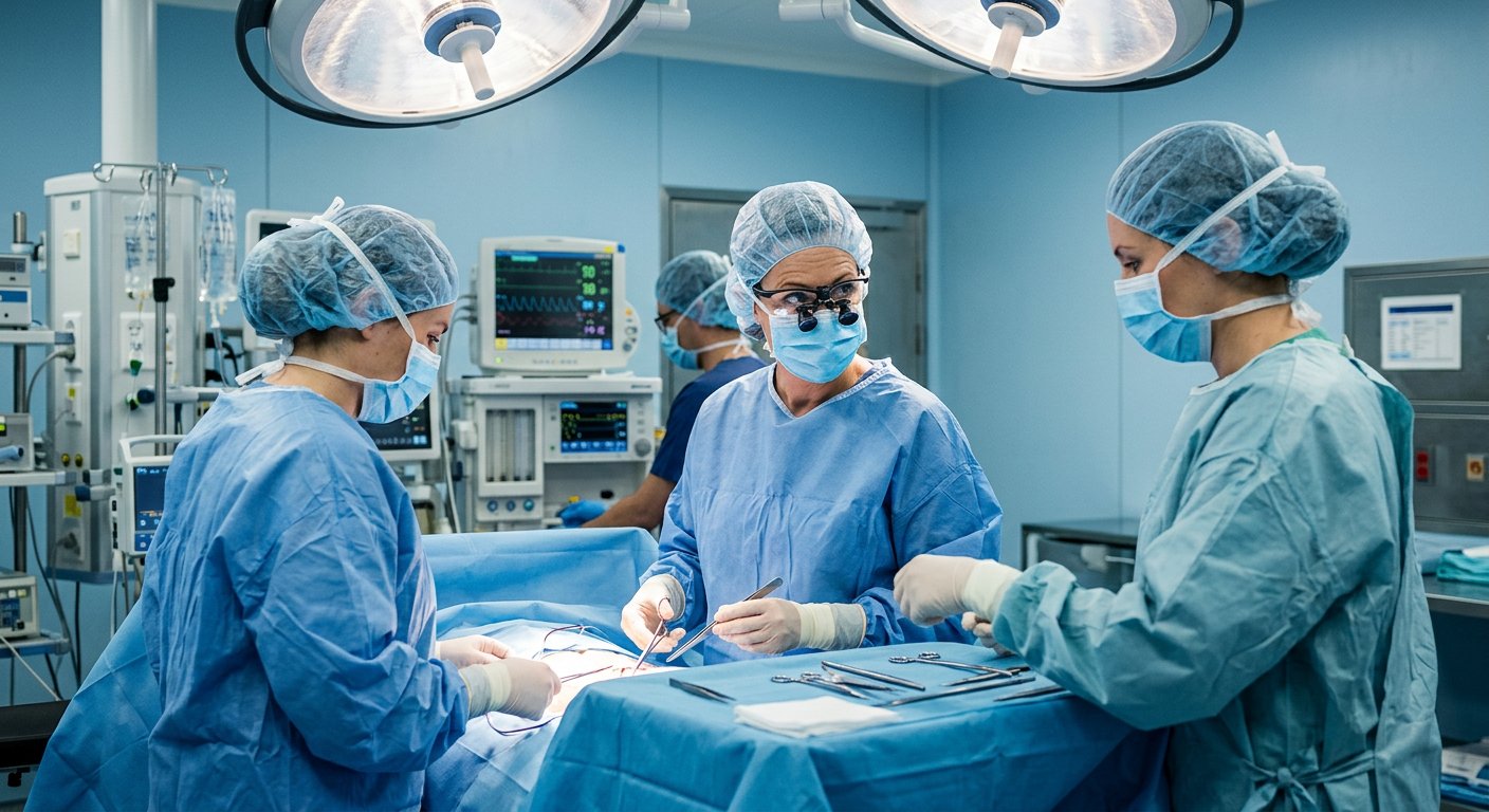 Doctor in surgery