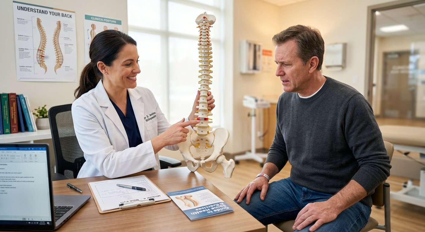 Doctor consulting patient