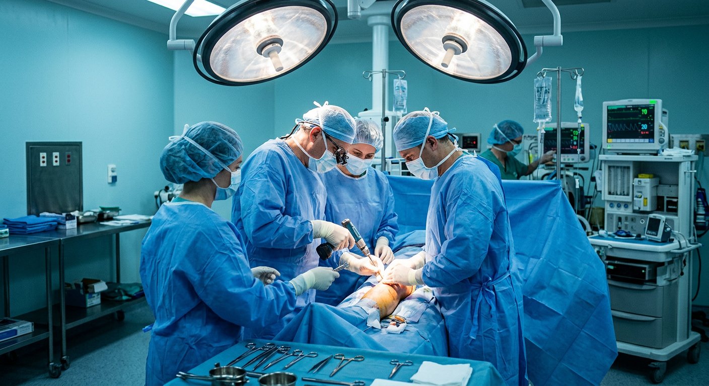 Doctor in surgery