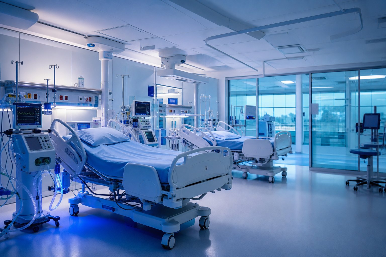 Advanced ICU ward at Shri Datta Hospital