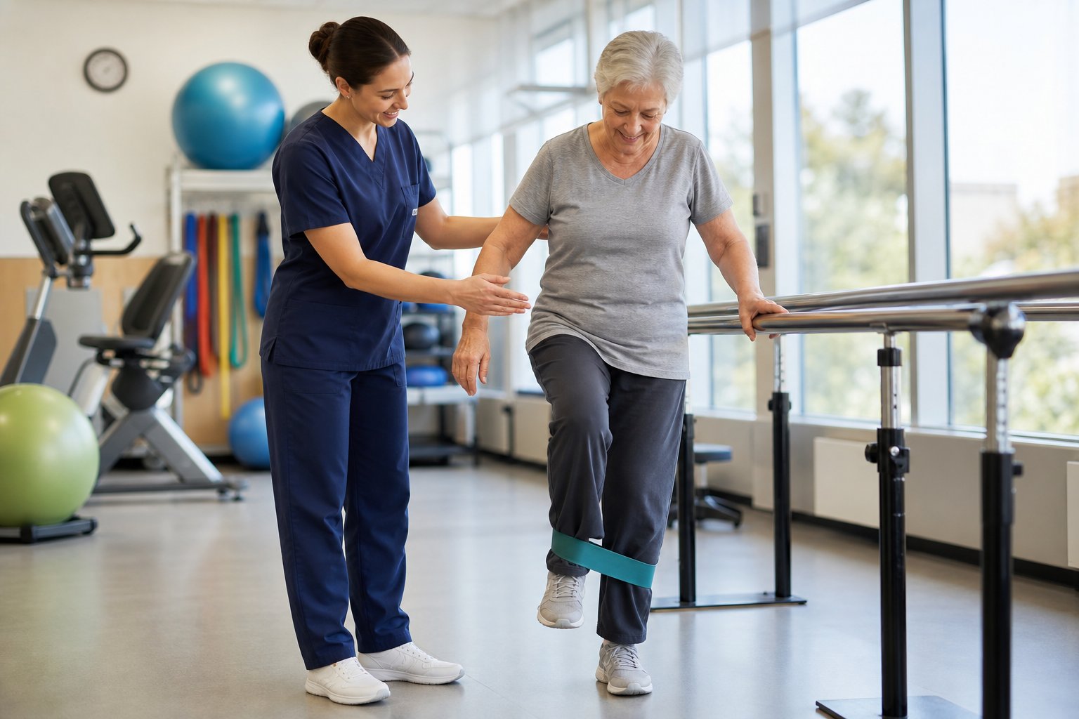 Physiotherapy and rehabilitation gym at Shri Datta Hospital