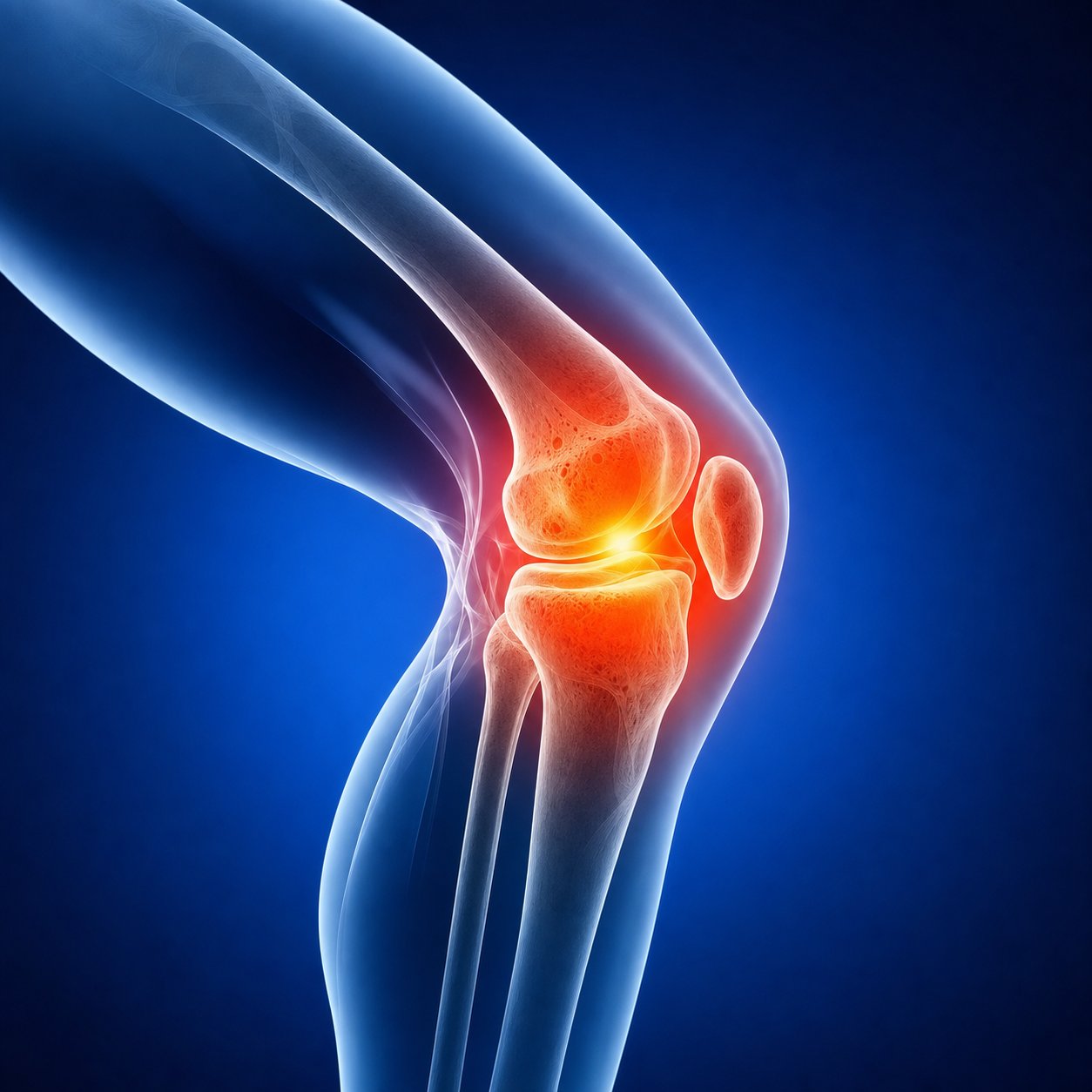 Knee pain illustration
